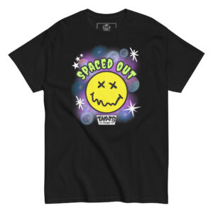 smiley, space, skate, Tee, t shirt,