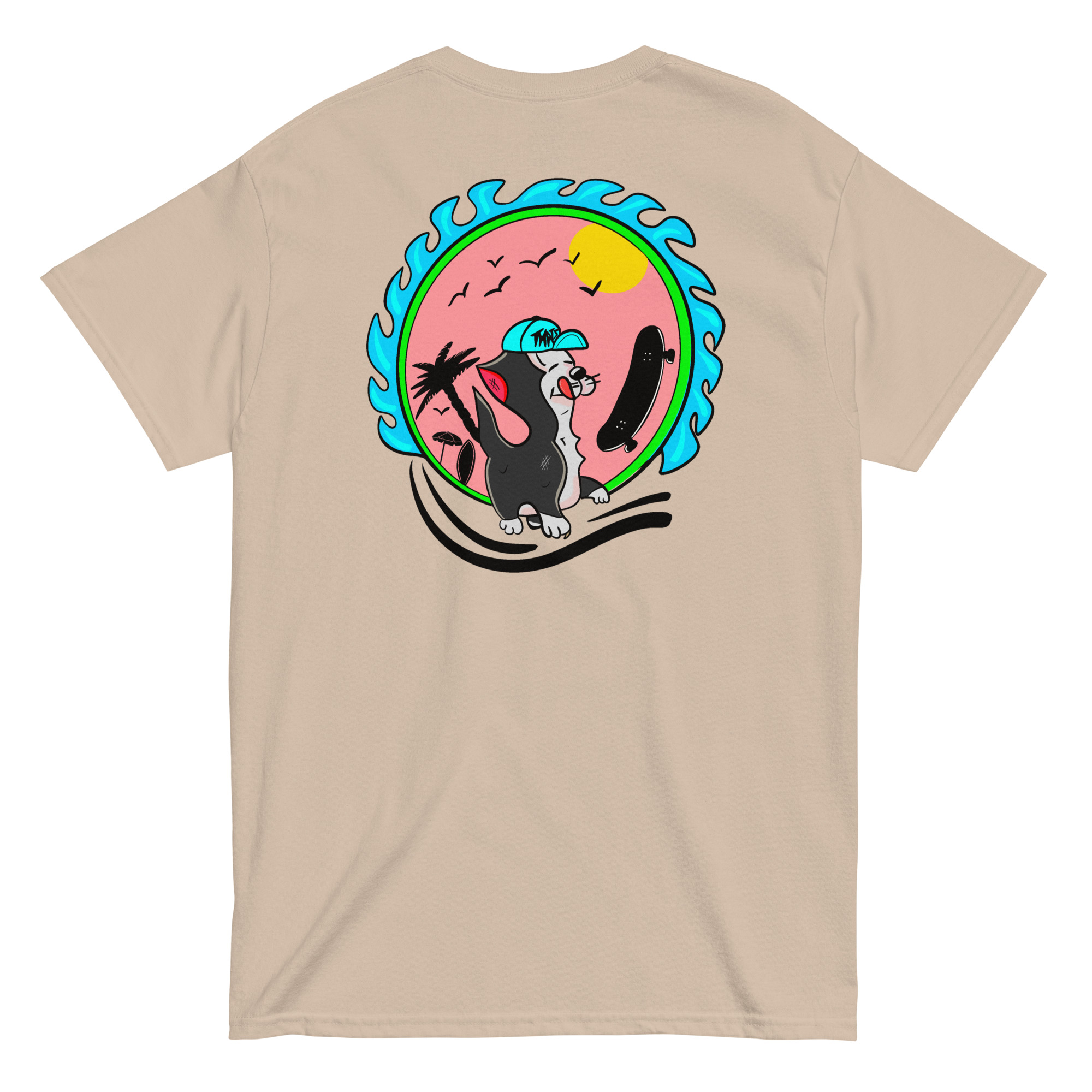 Wave cat Tee - Image 2