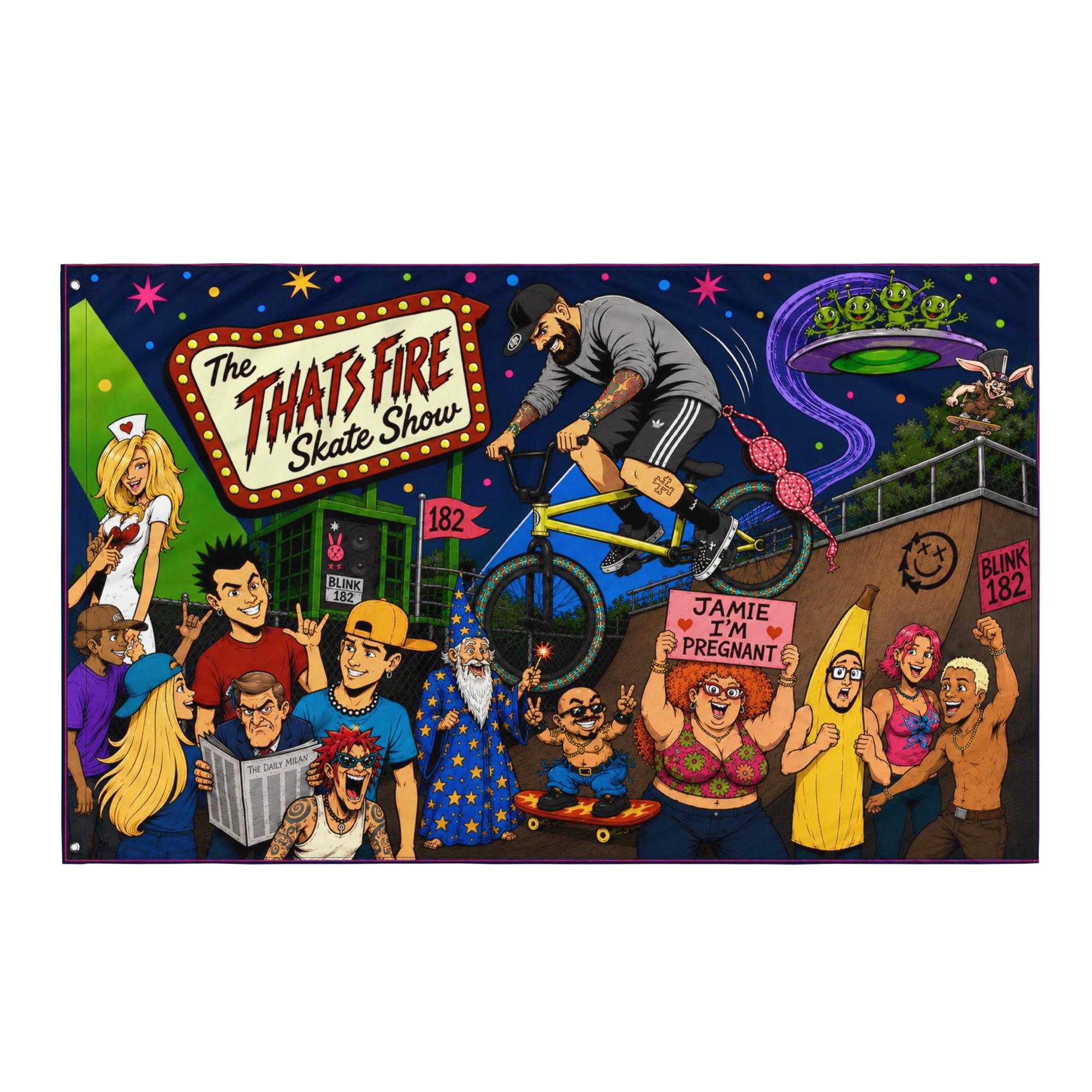 The THATS FIRE show Flag - Image 2