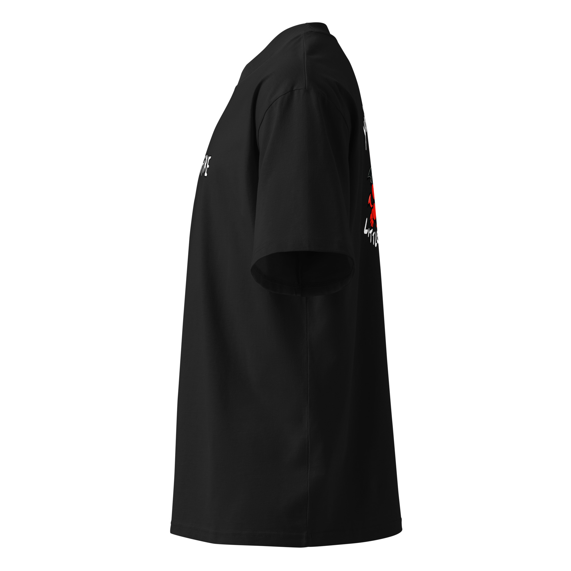 sketchy devil oversized T - Image 3